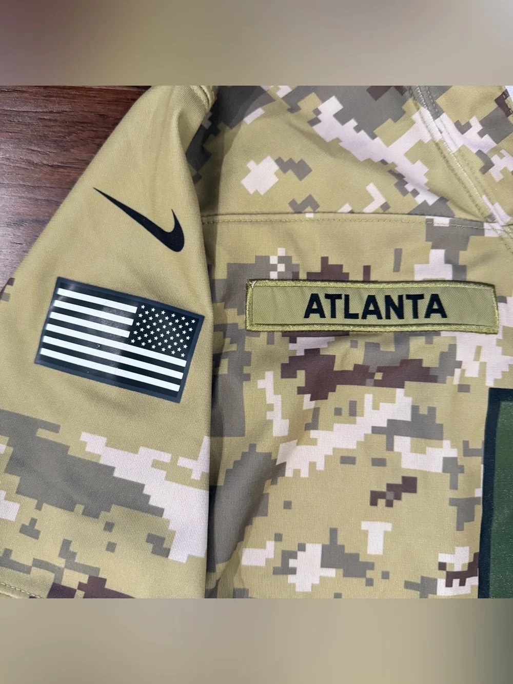Nike NFL Jersey Salute To Service Atlanta Falcons Julio Jones Youth Large Camo